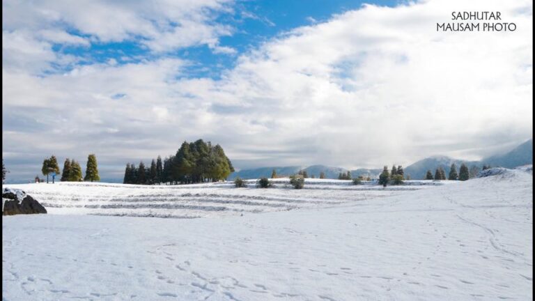 Snowfall in Sadhutar, Panchthar